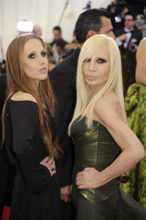 maschera donatella versace|donatella versace children.